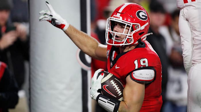 Georgia tight end Brock Bowers